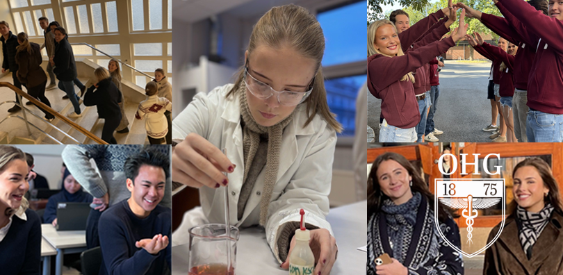 En person som holder en drink