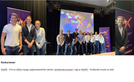 Foto: OHG Entreprenørskak