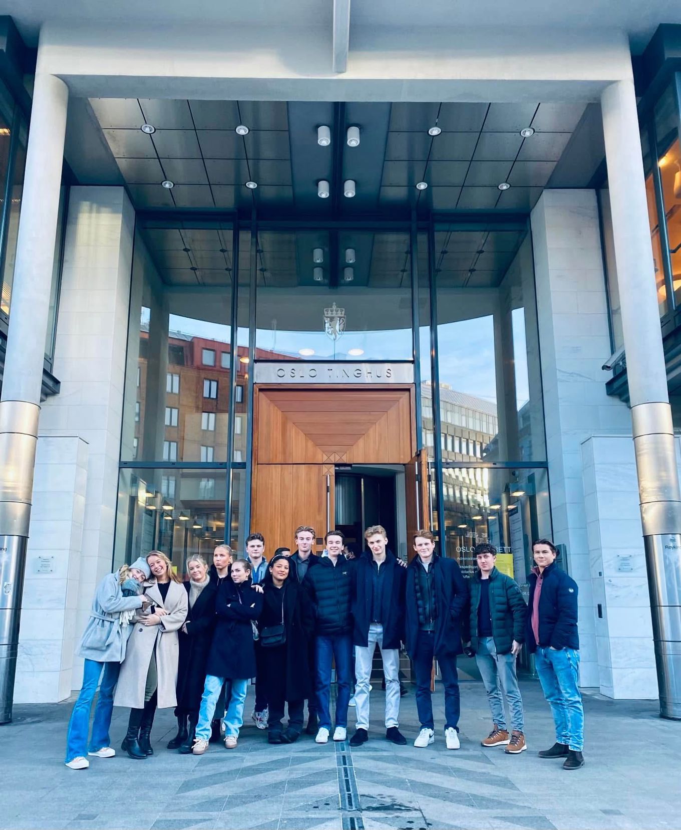 Elever på ekskursjon